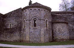 L'glise prieurale Saint-Pierre : le chevet